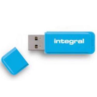 Integral Neon Flash Drive USB 3.0 Blue 64GB Ref INFD64GBNEONB3.0