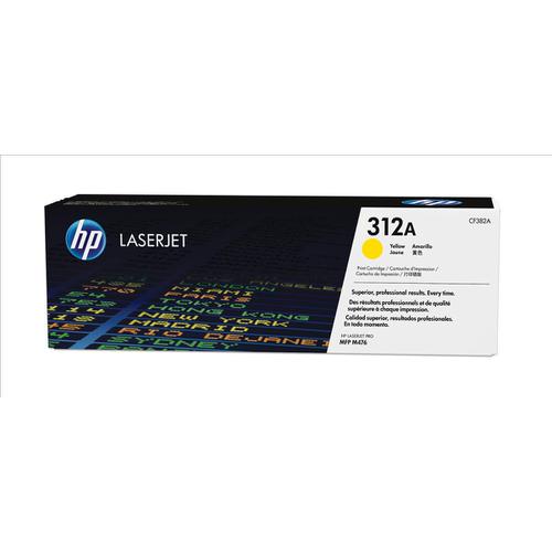 HP 312A Laser Toner Cartridge Page Life 2700pp Yellow Ref CF382A