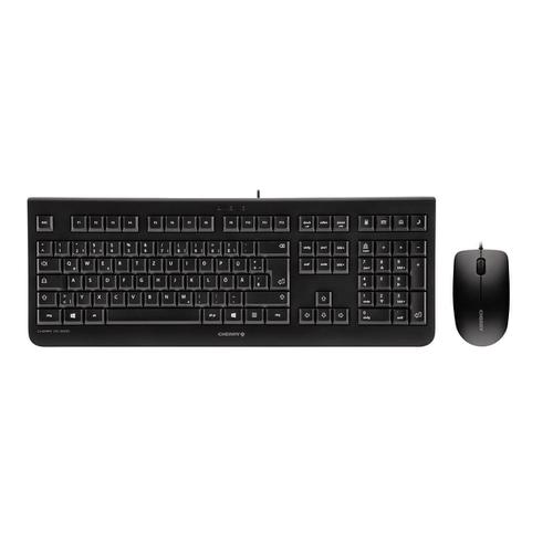 Cherry Desktop Keyboard and Mouse Desktop Combo Corded Black Ref JD-0800GB-2