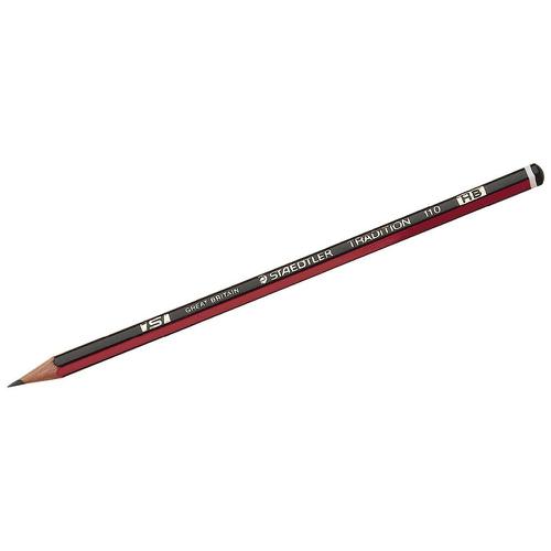 Staedtler 110 Tradition Pencil PEFC HB Ref 110-HB [Pack 12] 852473 Buy online at Office 5Star or contact us Tel 01594 810081 for assistance