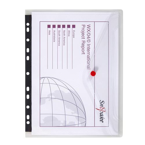 Snopake Polyfile Ring Binder Wallet Polypropylene A4 Clear Ref 12566 [Pack 5] 123157 Buy online at Office 5Star or contact us Tel 01594 810081 for assistance