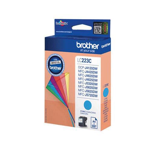 Brother Inkjet Cartridge Page Life 550pp Cyan Ref LC223C Brother