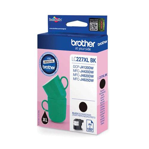Brother Inkjet Cartridge High Yield Page Life 1200pp Black Ref LC227XLBK Brother