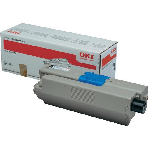 OKI Laser Toner Cartridge Page Life 2200pp Black Ref 44973536