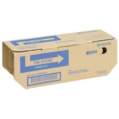 Kyocera TK-3100 Laser Toner Cartridge Page Life 12500pp Black Ref 1T02MS0NL0 4073439 Buy online at Office 5Star or contact us Tel 01594 810081 for assistance