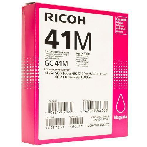 Ricoh Gel Inkjet Cartridge Page Life 2200pp Magenta Ref GC41M 405763