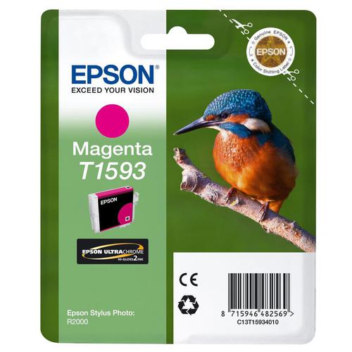 Epson T1593 Kingfisher Inkjet Cartridge 17ml Vivid Magenta Ref C13T15934010