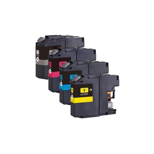 Brother Inkjet Cartridge Value Pack Page Life 600pp Black/Cyan/Magenta/Yellow Ref LC123BKBP2 [Pack 4]