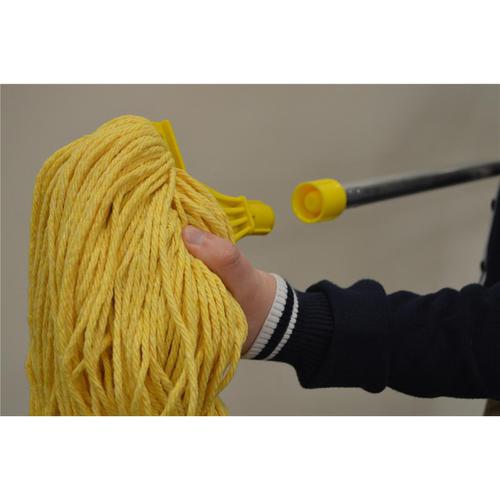 Scott Young Research Interchange Aluminium Mop Handle Yellow Ref MHACY Scot Young Research