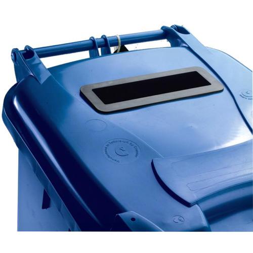 Wheeled Bin UV Stabilised Polyethylene with Rear Wheels Lid Lock 120 Litre Capacity 480x555x930mm Blue
