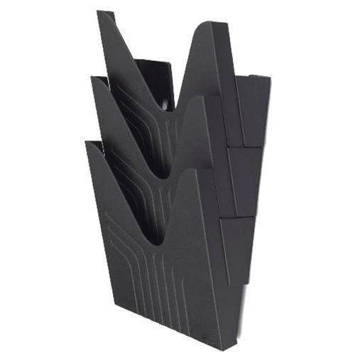 Avery Mainline Display File A4 Black Ref 144-3 BLK [Pack 3] Avery UK