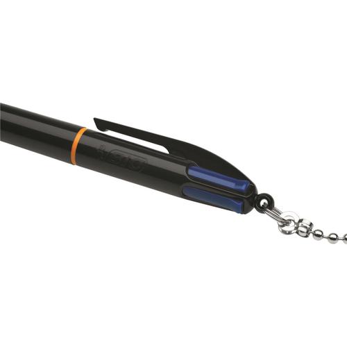 Bic 4 Colour Way Counter Pen Refillable Retractable Medium 1.0mm Tip 0.32mm Line Blue Ref 918515 Bic