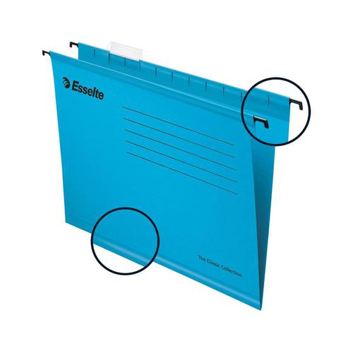 Esselte Pendaflex Plus Suspension File Manilla Cap 15mm V-base 210gsm FC Blue Ref 90334 [Pack 25] 321602 Buy online at Office 5Star or contact us Tel 01594 810081 for assistance