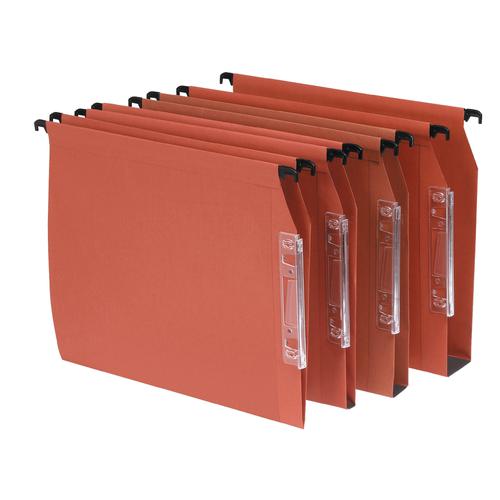 Esselte FSC Orgarex Dual Lateral Susp File Linking Rcyc  30mm Wide-base 240gsm A4 Ref 21629 [Pack 25] 321720 Buy online at Office 5Star or contact us Tel 01594 810081 for assistance