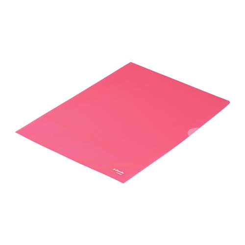 Esselte Copy-safe Folder Plastic Cut Flush A4 Red Ref 54833/54834 [Pack 100]