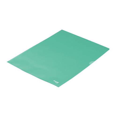 Esselte Copy-safe Folder Plastic Cut Flush A4 Green Ref 54838 [Pack 100] Esselte