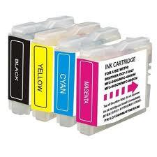 Brother Inkjet Cartridge Value Pack Page Life 300pp Black/Cyan/Magenta/Yellow Ref LC121VALBP [Pack 4]  Brother