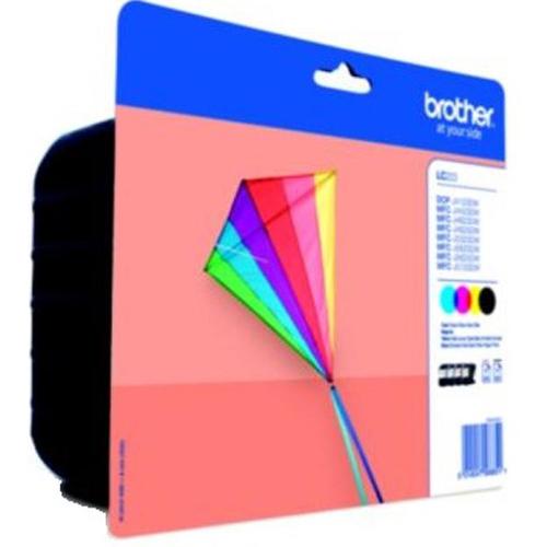 Brother Inkjet Cartridge Page Life 550pp Black/Cyan/Magenta/Yellow Ref LC223VALBP [Pack 4] Brother