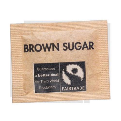 Fairtrade Sugar Sachets Brown Demerara Ref A07761 [Pack 1000]