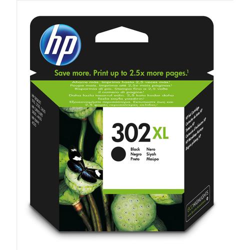 Hewlett Packard [HP] No.302XL Ink Cartridge High Yield 8.5ml Page Life 480pp Black Ref F6U68AE