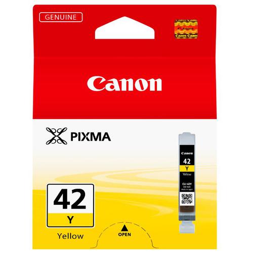 Canon CLI-42Y Inkjet Cartridge Page Life 284pp 13ml Yellow Ref 6387B001 Canon