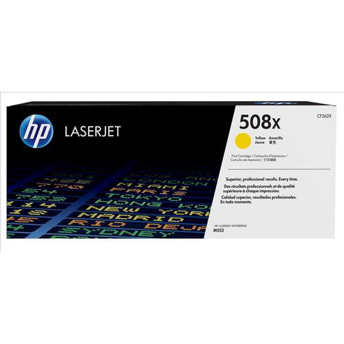 HP 508X LaserJet Toner Cartridge High Yield Page Life 9500pp Yellow Ref CF362X