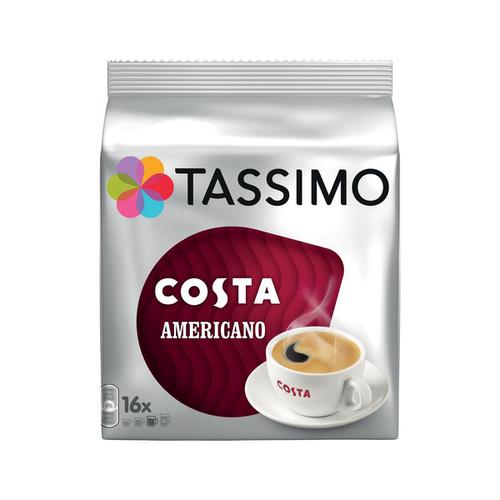 Tassimo Costa Americano Pods 16 Servings Per Pack Ref 4031506 [Pack 5 x 16]