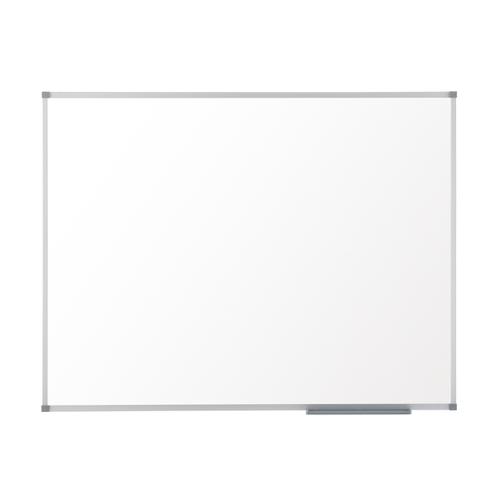 Nobo Basic Steel Whiteboard Magnetic Fixings Included W900xH600mm White Ref 1905210