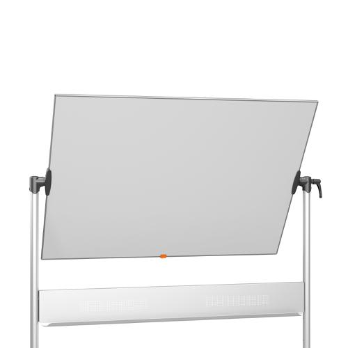Nobo Classic Enamel Mobile Board Dual Sided Magnetic W1200xH900mm Steel Grey Ref 1901033  4084262 Buy online at Office 5Star or contact us Tel 01594 810081 for assistance