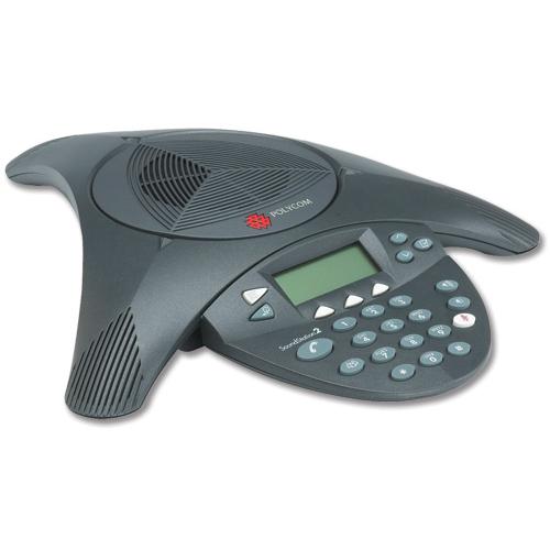 Polycom SoundStation2 Conference Phone Anti-Echo Full Duplex 8-10 Users 360 Deg Pickup Ref PB-PO2 839388 Buy online at Office 5Star or contact us Tel 01594 810081 for assistance