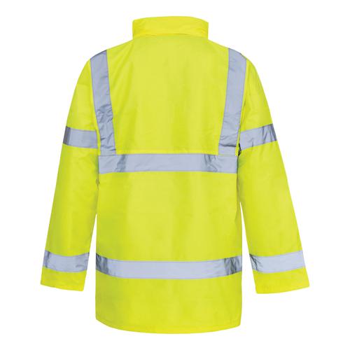 BSeen High Visibility Constructor Jacket Large Saturn Yellow Ref CTJENGSYL