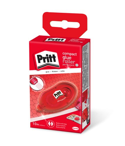 Pritt Permanent Compact Glue Roller 84mm x 10m 