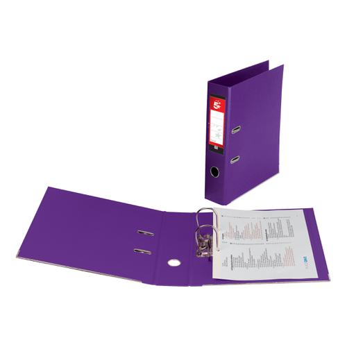 5 Star Office Lever Arch File Polypropylene Capacity 70mm A4 Purple [Pack 10] 138811 Buy online at Office 5Star or contact us Tel 01594 810081 for assistance