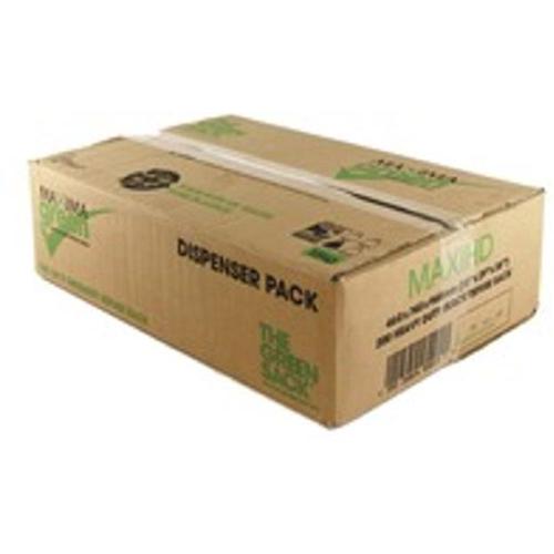 The Green Sack Refuse Sacks Heavy Duty 15kg Capacity Black Ref 703094 [Pack 200]