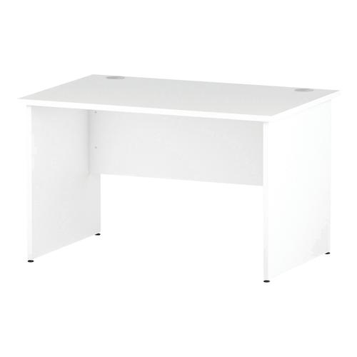Trexus Rectangular Desk Panel End Leg 1200x800mm White Ref I000393