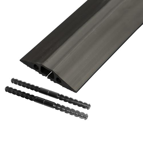 D-Line Floor Cable Cover 68mm x 1.8m Black Ref FC68B