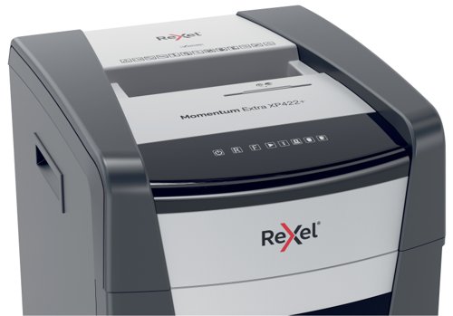 Rexel Momentum Extra XP422+ Cross Cut Paper Shredder, Shreds 22 Sheets, Jam-Free, 85L Bin, 2021422XEU ACCO Brands