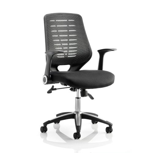 Sonix Relay Mesh Operator Chair Black 500x490x460-550mm Ref OP000115