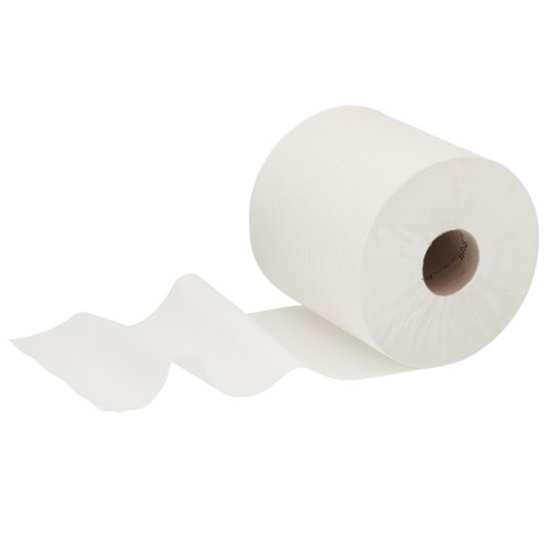 WypAll L10 Centrefeed Hand Towel Roll Single Ply 380x185mm 630 Sheets per Roll White Ref 7490 [Pack 6]