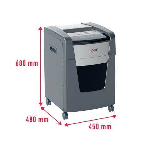 Rexel Momentum Extra XP512+ Micro Cut Paper Shredder, Shreds 12 Sheets, Jam-Free, 45L Bin, 2021512MEU 141012 Buy online at Office 5Star or contact us Tel 01594 810081 for assistance
