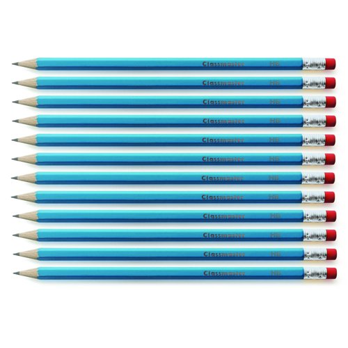 Classmaster HB Eraser Tipped Pencils [Box of 144]  141056