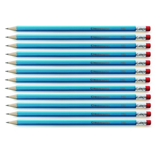 Classmaster HB Eraser Tipped Pencils [Box of 144] 141056 Buy online at Office 5Star or contact us Tel 01594 810081 for assistance