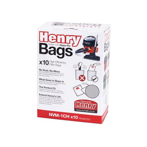 Numatic Replacement Vacuum HepaFlo Dust Bags for 160 & 180 & 200 & 240 & 250 & 300 Ref 604015 [Pack 10]