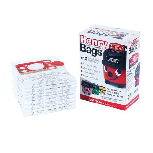 Numatic Replacement Vacuum HepaFlo Dust Bags for 160 & 180 & 200 & 240 & 250 & 300 Ref 604015 [Pack 10] Numatic International Ltd