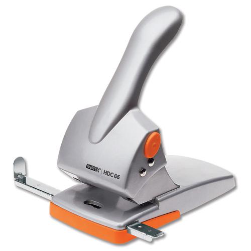 Rapid Hole Punch Metal Heavy-duty Capacity 65x 80gsm Ref 20922603 142647 Buy online at Office 5Star or contact us Tel 01594 810081 for assistance