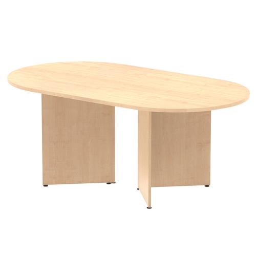 Trexus Boardroom Table 1800x1200x730mm Arrowhead Maple Ref MI002959
