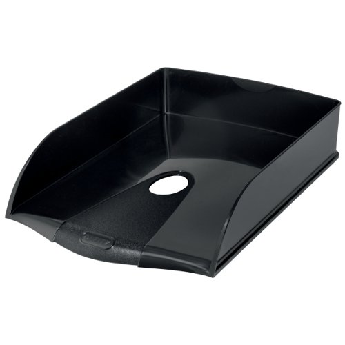 Leitz Recycled Black A4 Office Filing Tray for Desks, CO2 neutral