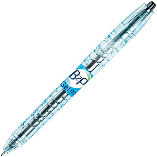 Pilot Begreen B2P R/ball Pen Recycled Retractable 0.7mm Tip 0.35mm Line Black Ref 4902505377440 [Pack 10] Pilot Pen