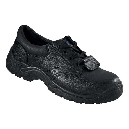 Rockfall ProMan Chukka Shoe Leather Steel Toecap Black Size 11 Ref PM102 11