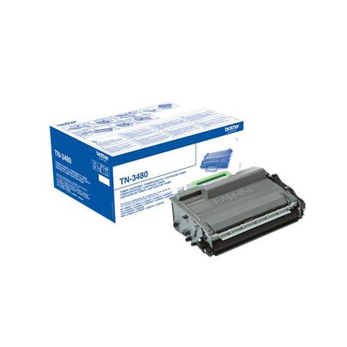 Brother Laser Toner Cartridge High Yield Page Life 8000pp Black Ref TN3480